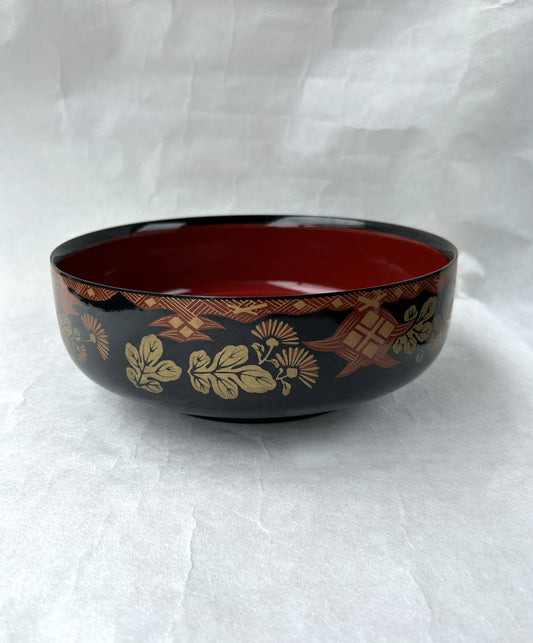 Vintage Japanese Lacquerware Bowl