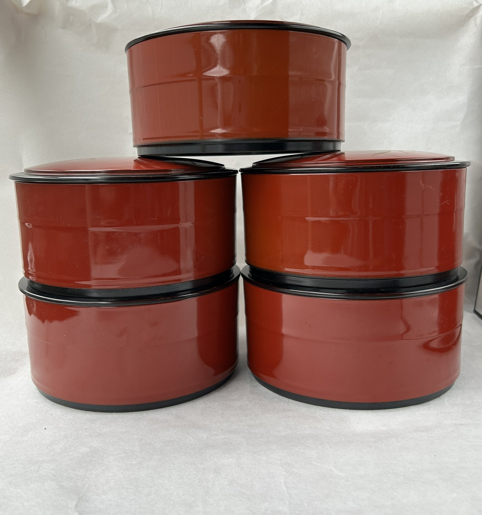Lacquerware Rice Tab set of 5